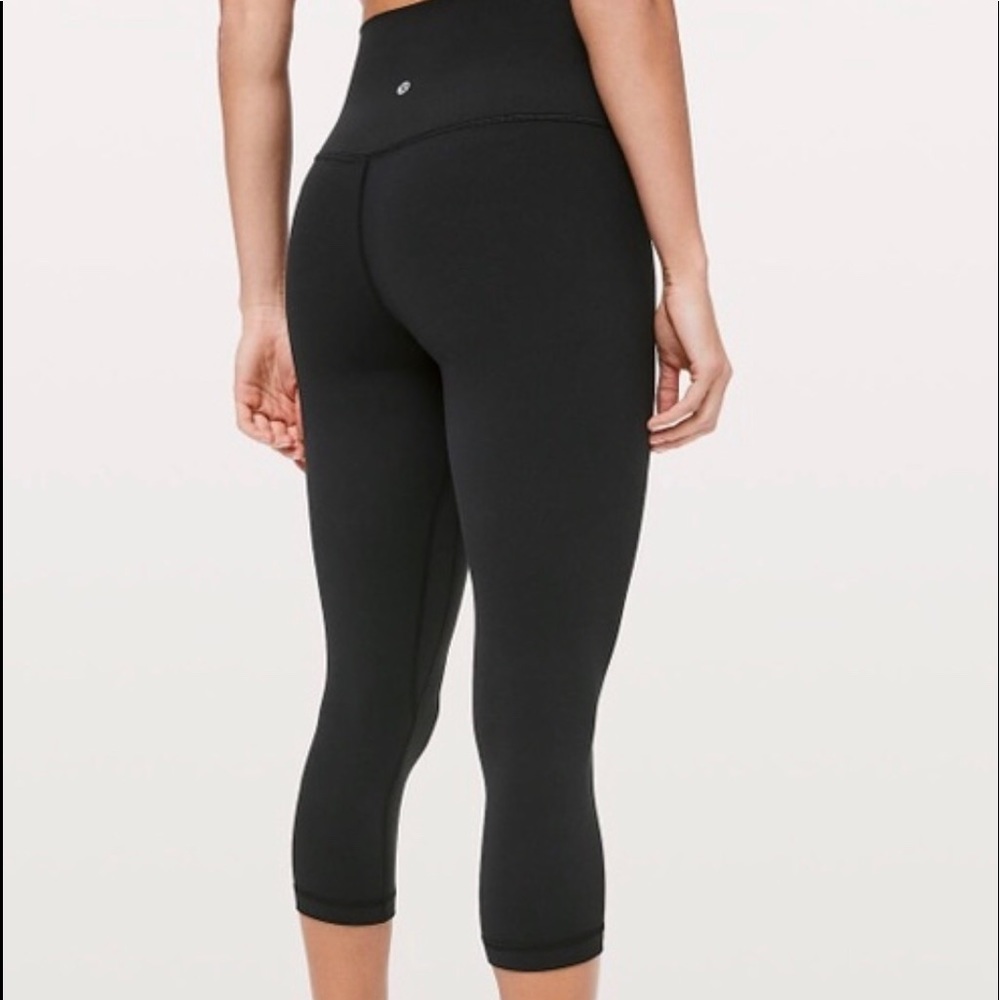 size 4 lulu lemon black leggings